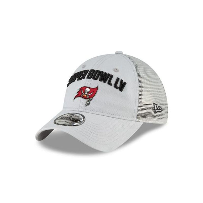 NFL Tampa Bay Buccaneers Super Bowl Lv 9Twenty Adjustable (QWW3350) - Grey New Era Caps